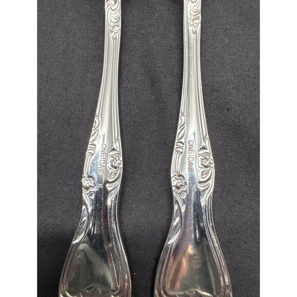 Oneida Azalea Stainless Glossy 17-Piece Vintage Flatware Set Pattern OSHA - Picture 9 of 16